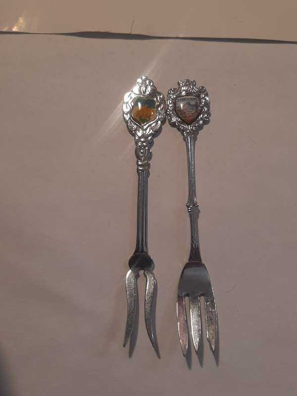 Two memorabilia Cake Forks