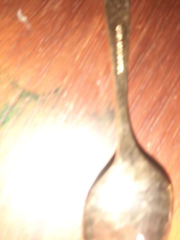 3x 23K Gold Plated Stainless steel  teaspoons