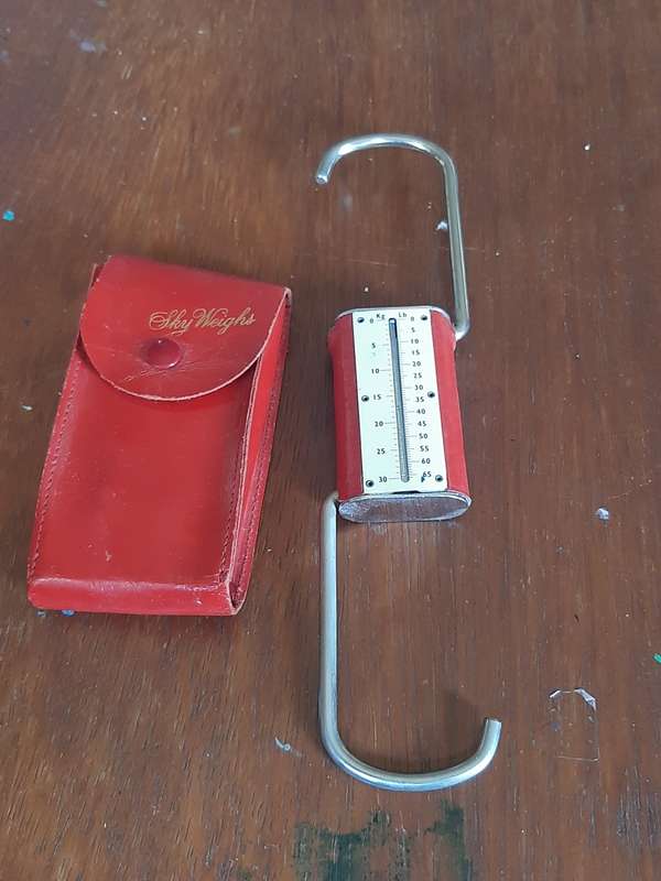 one skye weight in Red Leather Holder