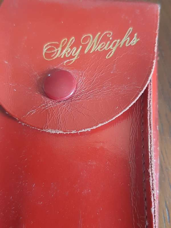 one skye weight in Red Leather Holder