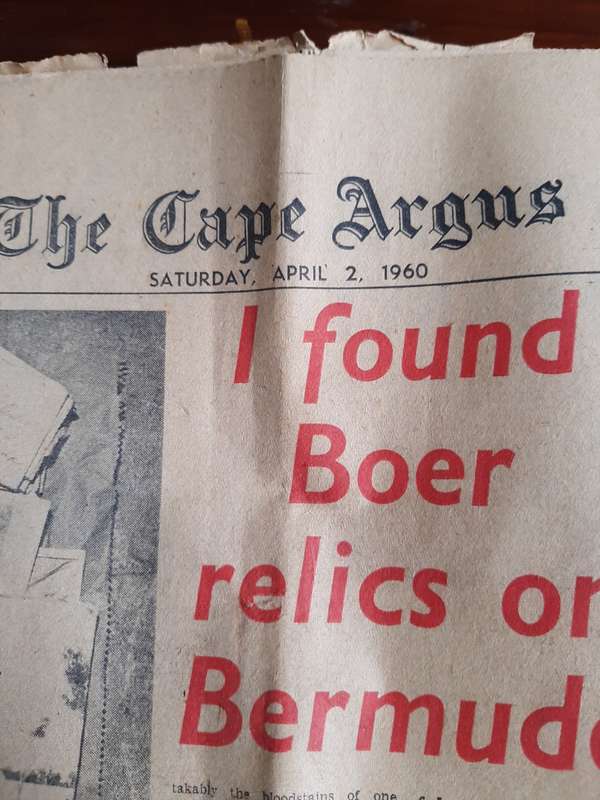 1 x Cape August news paper 1960