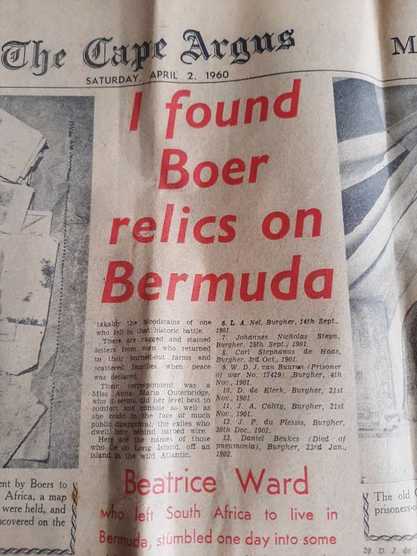 1 x Cape August news paper 1960