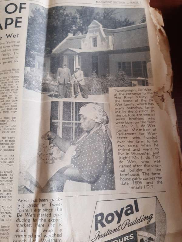 1 x Cape August news paper 1960