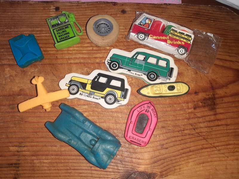 10 erasers transport series