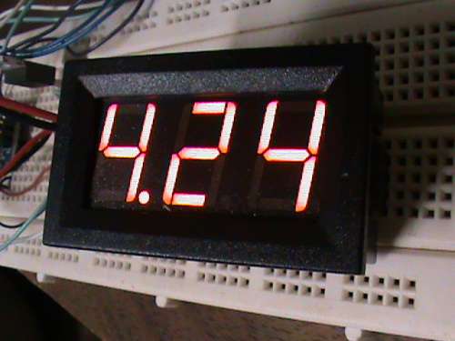 LED Digital Volt Panel meter | voltmeter (Red)