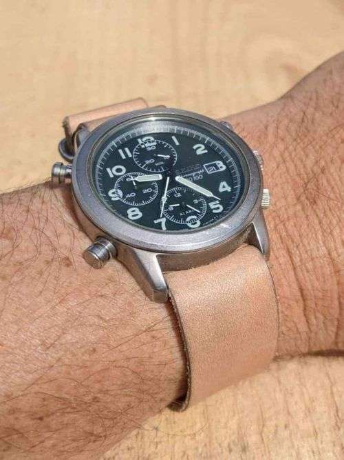 Seiko Chronograph - Military Dial