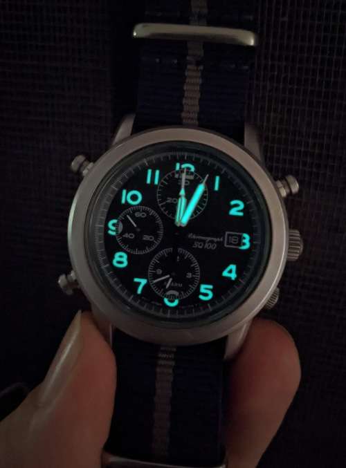 Seiko Chronograph - Military Dial