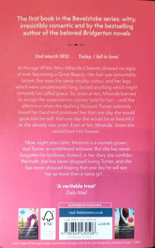 The Secret Diaries of Miss Miranda Cheever - The Bevelstoke Series - by Julia Quinn (Paperback)