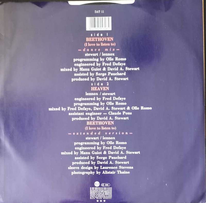 Eurythmics - Beethoven (Vintage Vinyl / LP / Record)