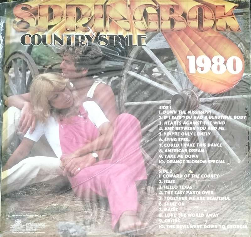 Vintage LP / Vinyl / Record - Springbok Country Style (1980)