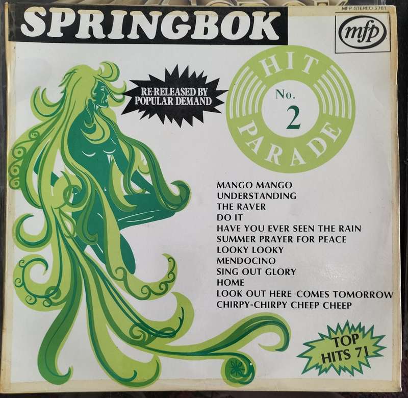 Vintage LP / Vinyl / Record - Springbok Hit Parade (No 2)