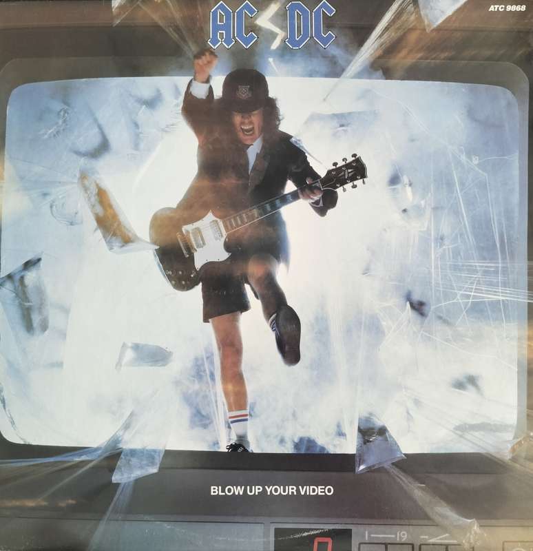 Vintage LP / Vinyl / Record - AC DC - Blow up your video