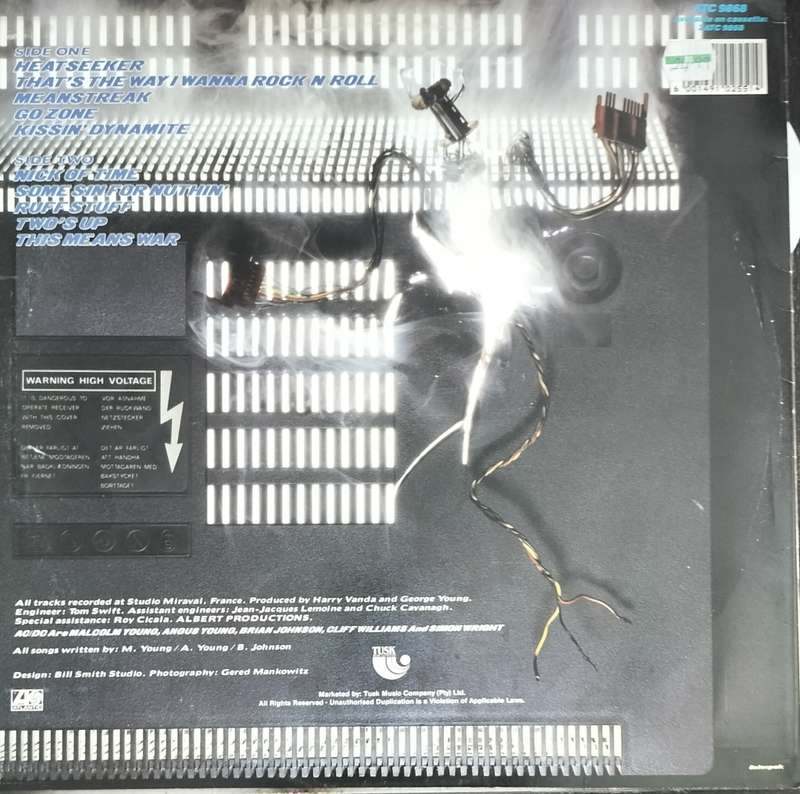 Vintage LP / Vinyl / Record - AC DC - Blow up your video
