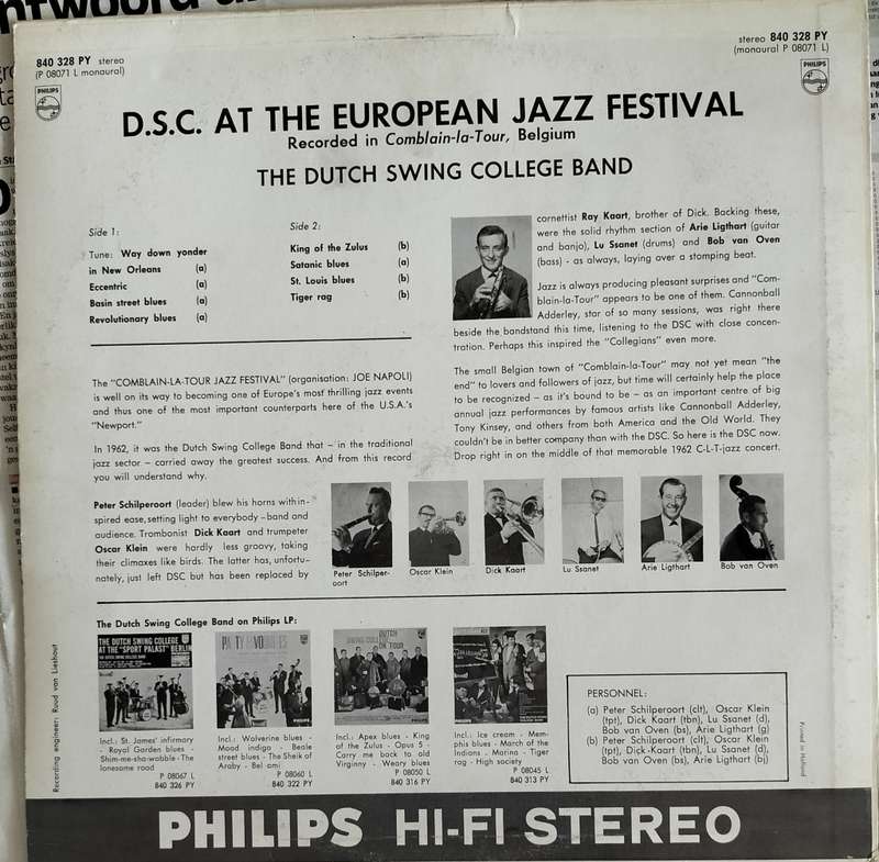 Dutch Swing College Band (Vintage Vinyl / LP / Record)
