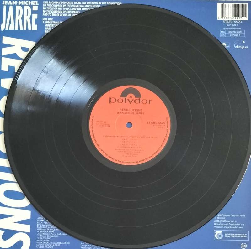 Jean-Michel Jarre - Revolutions (Vintage Vinyl / LP / Record)