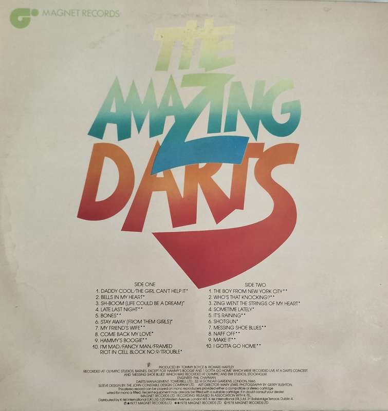 The amazing darts (Vintage Vinyl / LP / Record)
