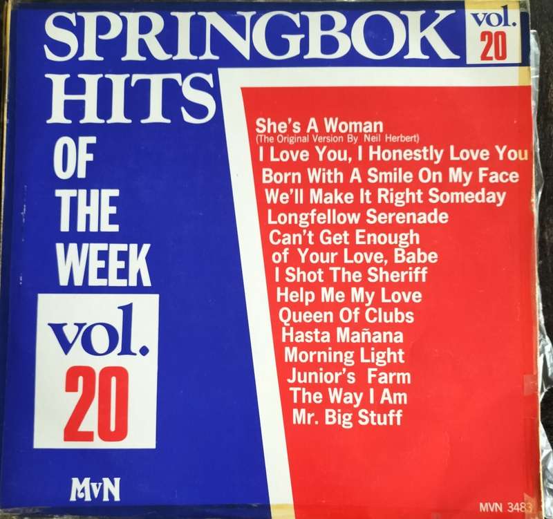 Vintage LP / Vinyl - Springbok Hits of the week (Vol 20)