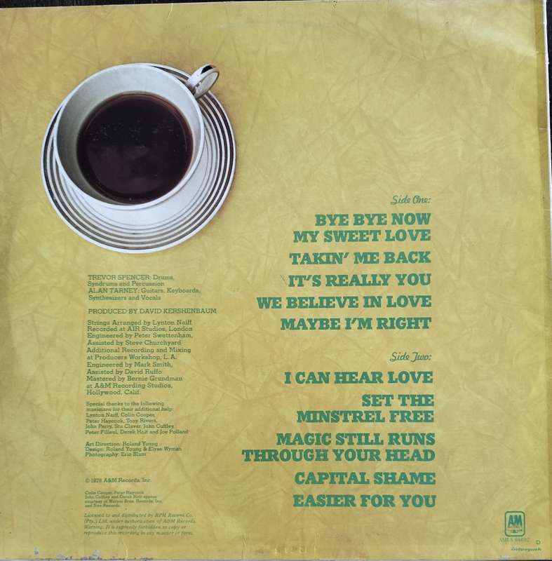 The Tarney Spencer Band - Three`s a Crowd(Vintage LP / Vinyl / Record)