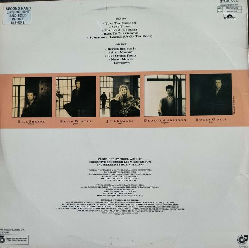 Shakatak - Turn the music up (Vintage LP / Vinyl / Record)