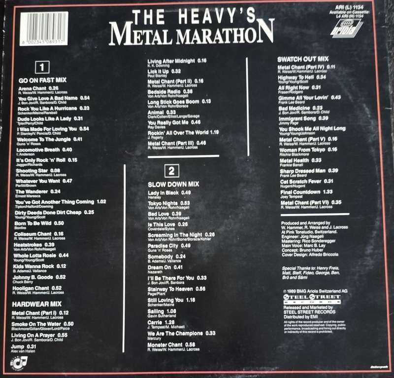 The Heavy`s - Metal Marathon (Vintage LP / Vinyl / Record)