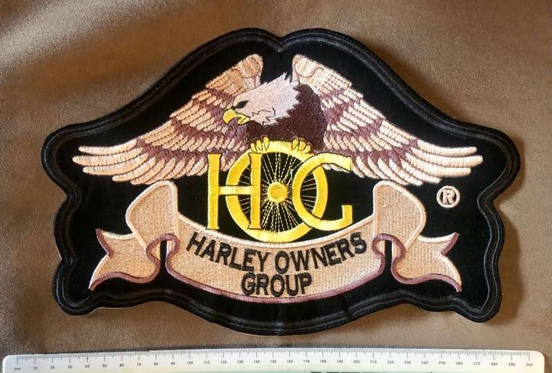 Harley Davidson (HOG) Large Embroidered Patch