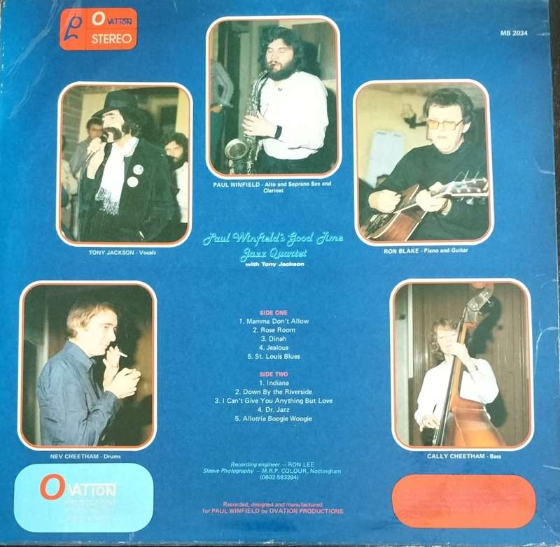 Paul Winfield Jazz Quartet - Jealous (Vintage Vinyl / LP / Record)