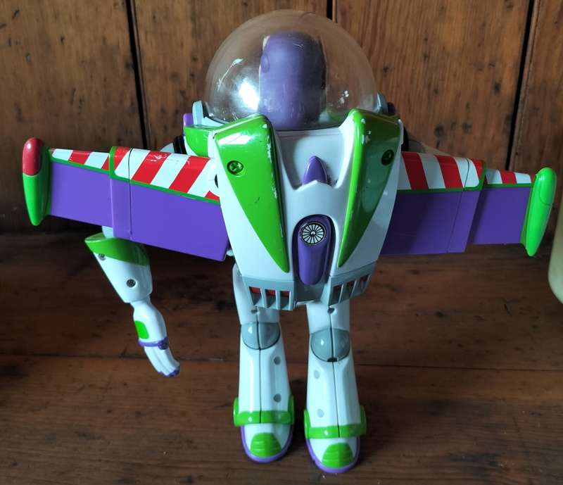 Vintage battery operated tall Buzz Lightyear