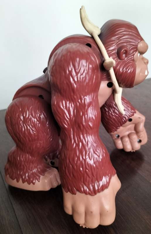 Vintage battery operated tall Gorilla