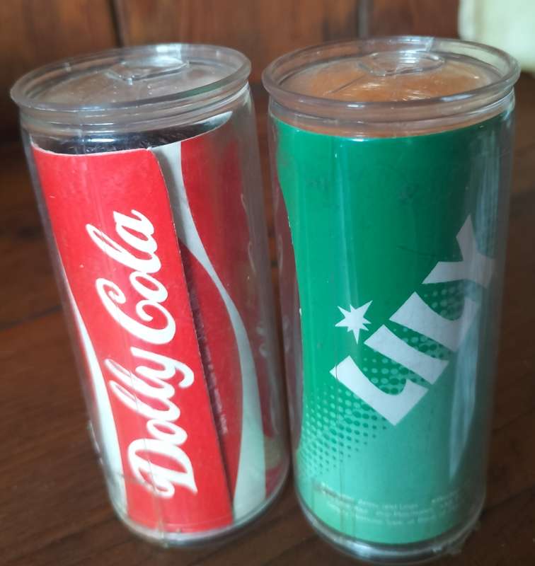 New old stock - Little Dolls in a can (Doly Cola and Lily Lime)