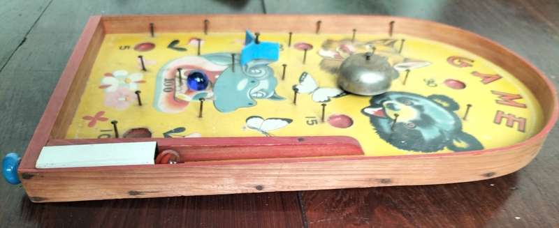 Vintage desk pinball