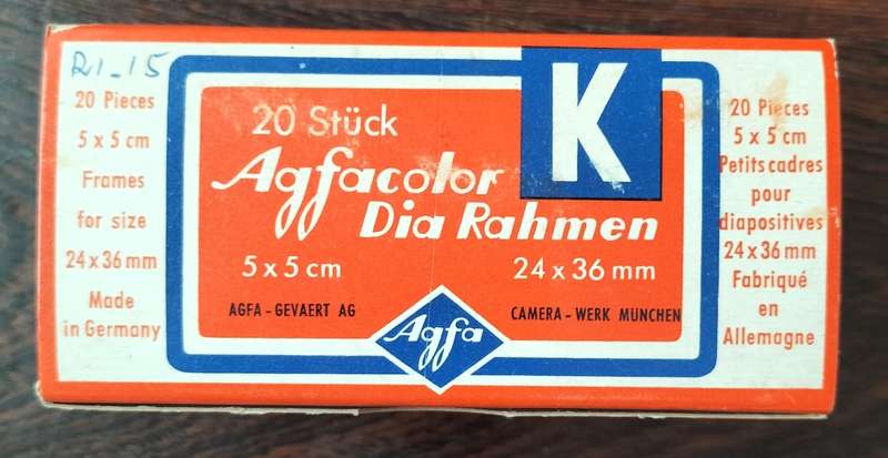 Agfa slide frames (New old stock) - unopenedn