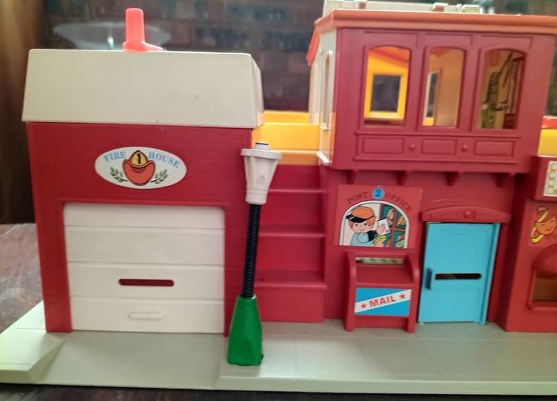 Vintage Fisher Price Play Family Village