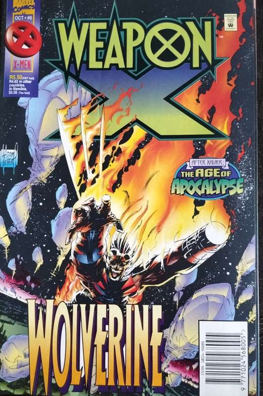 Vintage Comic book (Marvel) - Weapon (After Xavier) #6