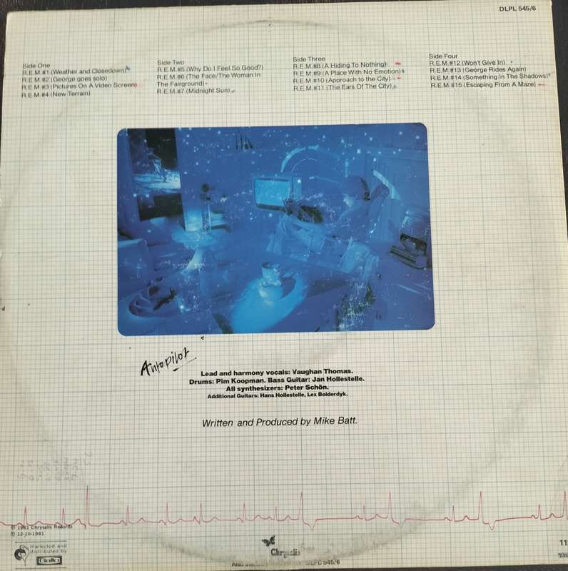 Auto Pilot - Rapid eye movement (2LP). Vintage LP / Vinyl / Record