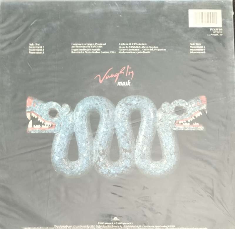Vangelis - Mask. Vintage LP / Vinyl / Record