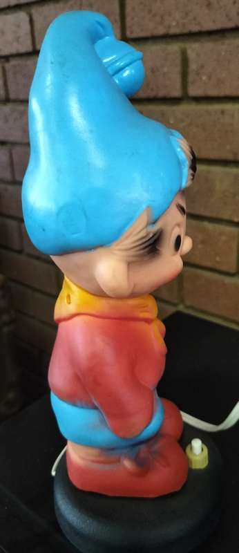 Vintage kid`s bedside lamp - Noddy (25cm)