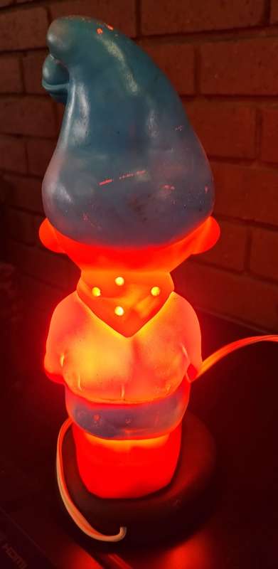 Vintage kid`s bedside lamp - Noddy (25cm)
