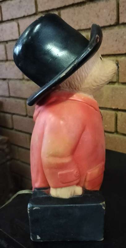 Vintage kid`s bedside lamp - Paddington the bear(26cm)
