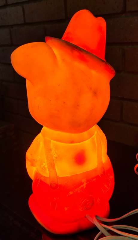 Vintage kid`s bedside lamp - Piggy (27 cm)