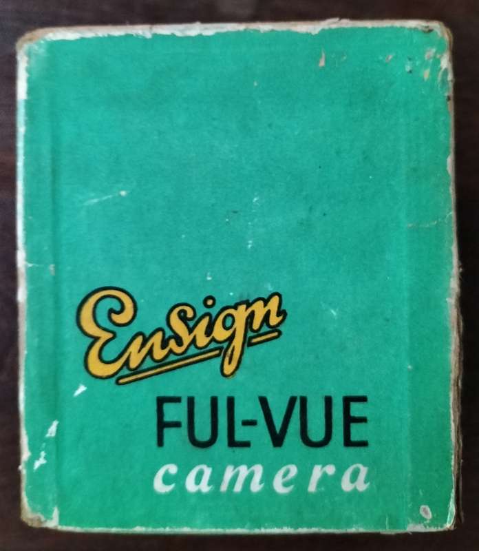 Ensign Ful-View metal camera in original box