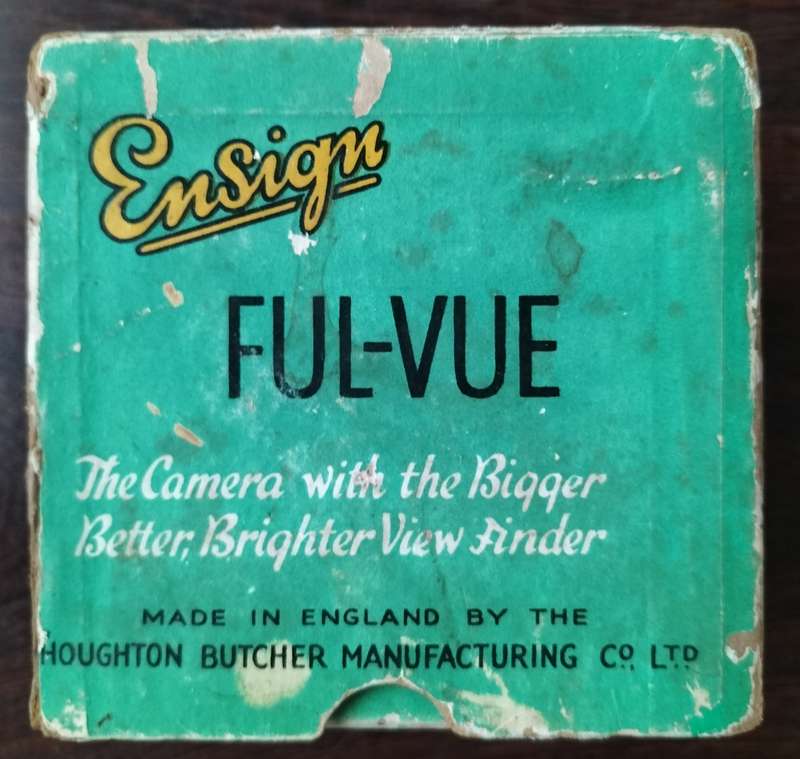 Ensign Ful-View metal camera in original box