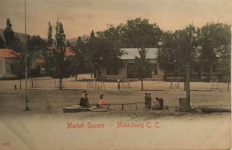 Vintage Picture Postcard - Middelburg (CC) - Market Square