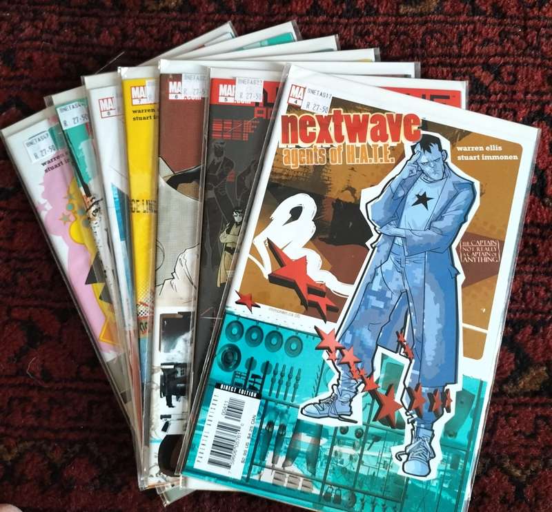 Vintage Marvel Comic - Next Wave # 4 - 11 (x8)