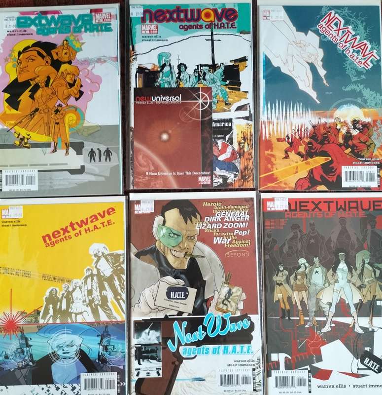 Vintage Marvel Comic - Next Wave # 4 - 11 (x8)