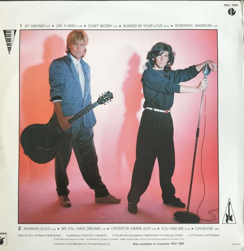 Vintage LP / Vinyl / Record - Modern Talking - Romantic Warriors - 5th album