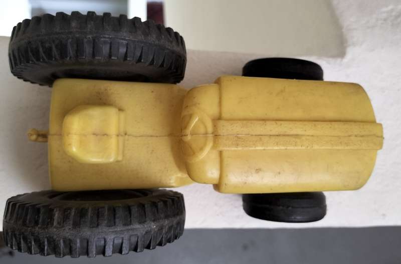 Vintage plastic tractor