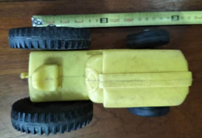 Vintage plastic tractor