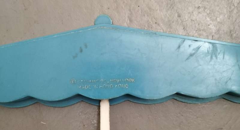 Vintage rattle (hangs in baby cot) - Made in Hong Kong