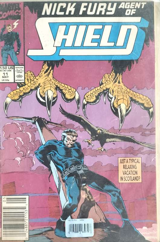 Vintage Marvel comic - Nick Fury - Agent of shield