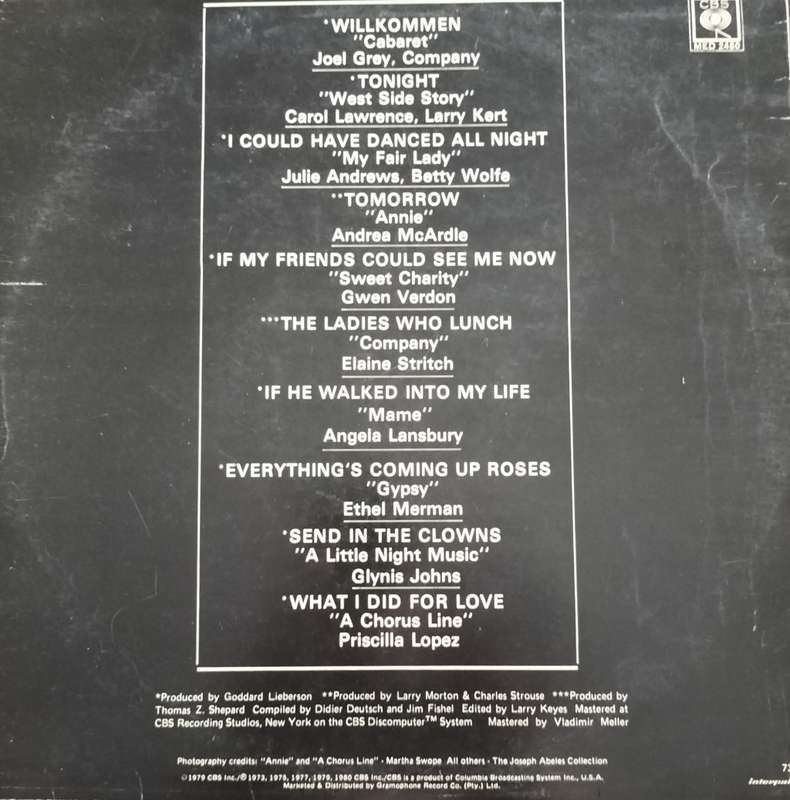 Vintage LP / Record / Vinyl - Best of Broadway musicals